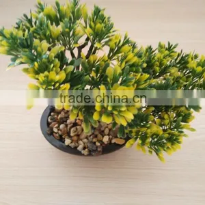 Outdoor Bonsai Rose Blossom Tree,mini Fake Agave Plant Treens thumbnail-3