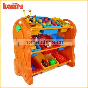 Cheap Multifunctional Plastic Toy Cabinet From Wenzhou Kaixing thumbnail-3