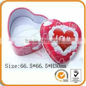 Tin Heart Shaped Containers thumbnail-1