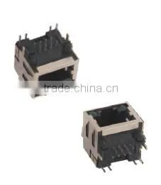 Shielded Side Entry RJ45 Connector With LED thumbnail-1