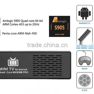 Vensmile Amlogic S905 Android 5.1 4k tv Stick MK808B PRO 1GB 8GB hd Player 4k thumbnail-1