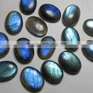 (IGC) TOP QUALITY NICE NATURAL LABRADORITE CABOCHONS AND SLICE FOR SALE WHOLESALE thumbnail-1