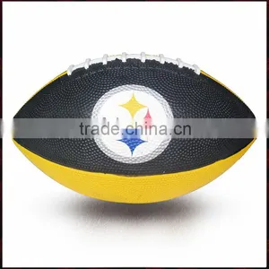Good Quality Custom Rubber Free Foam Rugby Ball thumbnail-2