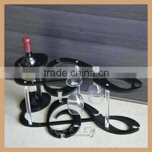 Acrylic Wine Rack Black Color thumbnail-5