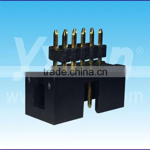 Dongguan Yxcon 2.54mm Pitch Dual Layer Dual Row Straight Box Header Connector thumbnail-3