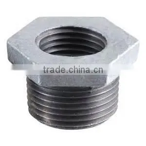 4" Threaded NPT Hex Head Plug and Bushing Fitting thumbnail-2