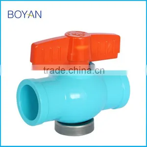 China Wholesale BOYAN TaiZhou Price Blue Thailand Plastic PVC Ball Valve Quality Choice thumbnail-3