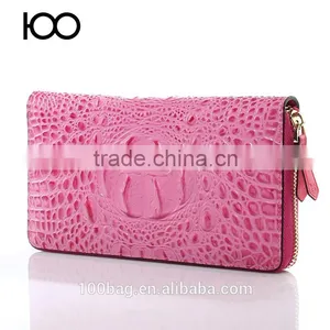 Unisex Men or Women Alligator Clutch 2016 Fashion Leather Wallet in Guangzhou Quality Choice thumbnail-2