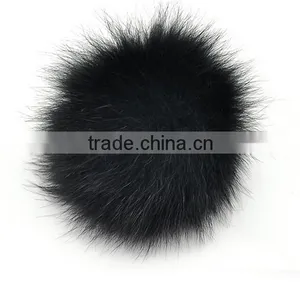 Natural Genuine Fox Fur Pom Poms /balls for Decoration thumbnail-5