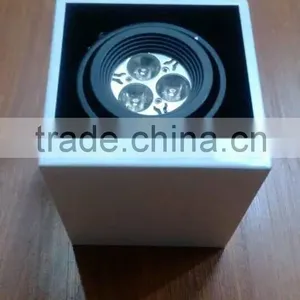White Mix Black Surface Mounted Lighting Fixture thumbnail-3