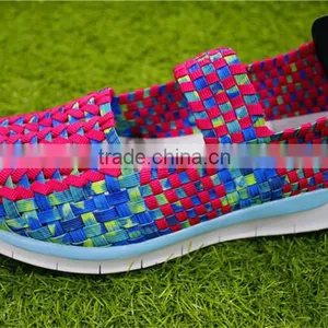 Red Woven Ladies Sandals thumbnail-1