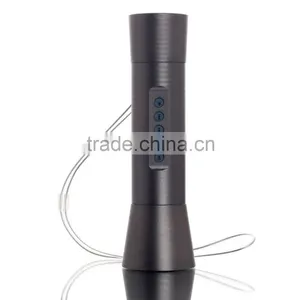 2016 New Power Bank Speaker With Flashlight, FM Radio, Alarm Support USB, TF Card thumbnail-1