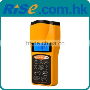 Rangefinder 18m/60ft Measurer Area Laser Pointer LCD Ultrasonic Distance Meter thumbnail-1