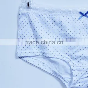 China Children's Underwear Factory Cute Cotton Girls Panties With Lace thumbnail-2