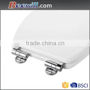 Soft Close Zinc Hinge And Quick Release For Wood Toilet Seat thumbnail-1