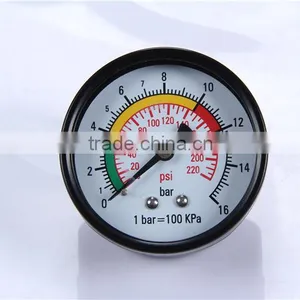 Hot Sale Products China Easy to Read 0-600 Bar High Intensity Low Pressure Gauge Pressure Gauge thumbnail-2