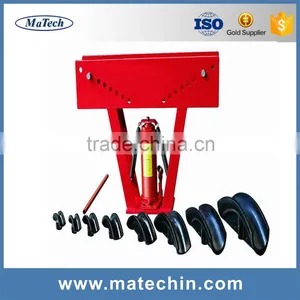 High Quality 12 Ton Manual Hydraulic Exhaust Pipe Tube Bender For Sale thumbnail-1