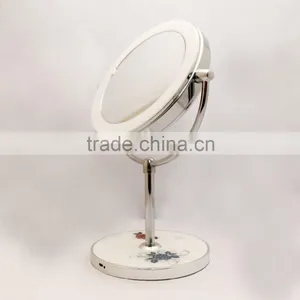 1000mAh Lithium Battery Music Table Makeup Led Lighted Mirror thumbnail-2