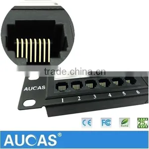 12/24/48 Ports,1U 19''+LED Light Loaded,UTP Cat5e/cat6 Patch Panel thumbnail-4