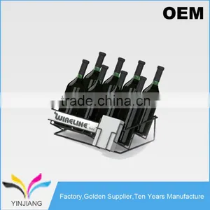 Retail Counter Wire Red Wine Glass Rack for Bottled Wine thumbnail-3