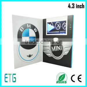 Hardcover Invitation Card Lcd With 2GB Memory thumbnail-1