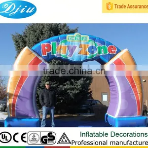 DJ-GM-39 Inflatable Play Zone Cartoon Arch Kids Welcomed Children Game Get Together thumbnail-1