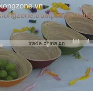 Coiled Bamboo Bowl thumbnail-1