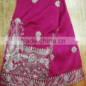 Top Selling Soft Custom African Raw Silk George for Women Dresses thumbnail-3