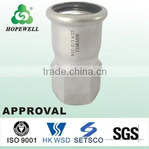 Stainless Steel Pipe Connector Plumbing Fittings Material in China thumbnail-1