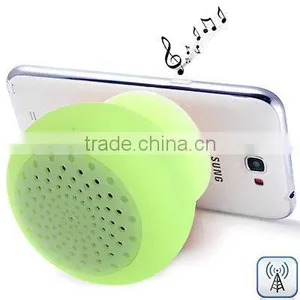 A2 PORTABLE MINI BLUETOOTH SPEAKER WITH SUCTION CUP STAND Green thumbnail-1