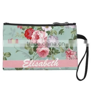 Customizable Design Flowers Canvas Wristlet Clutch Bags thumbnail-2