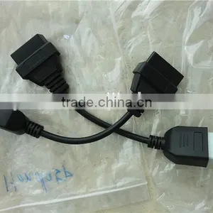 OBD 16P FEMALE OBD2 Cable for Honda 5pin J1962f OBD2 Adapter thumbnail-6