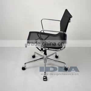 Replica Charles Low Back Mesh Chair - Black Mesh thumbnail-3