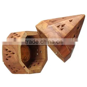 NAUTICAL WOODEN HAND MADE INCENSE BURNER-DESIGNER BURNER-DECORATIVE BURNER NWIB009 thumbnail-2