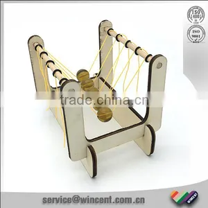 Educational School Lesson Use Wooden Base Newton's Cradle thumbnail-4