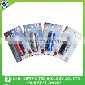 2016 Popular Mini Promotional Metal Led Pocket Torch Flashlight For Camping Safety thumbnail-5