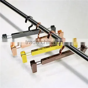 Luxury Thin Plastic Adult Hanger for Pants Display thumbnail-1