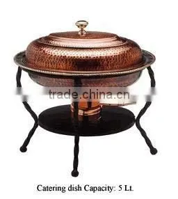 Copper Chafing Dish, Buffet Service, Restaurant Supplies, Catering Supplies thumbnail-1