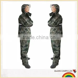 Camo Military Reflective Raincoat thumbnail-1