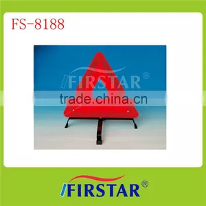 Plastic and Steel Warning Triangle Reflective Warning Triangle for Bike thumbnail-1