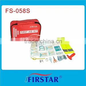 OEM Manufacture Portable Car First Aid Kit and Emergency Kit thumbnail-1