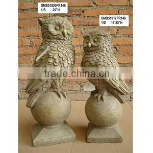 Animal Ornaments Garden Owl Sculpture for Sale thumbnail-1