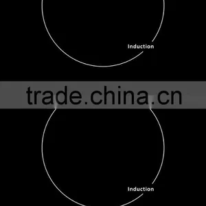 Newest Design China Supplier Two Zone Buit-in Model Induction Cooker Color Glass Cheap Double Zone thumbnail-2