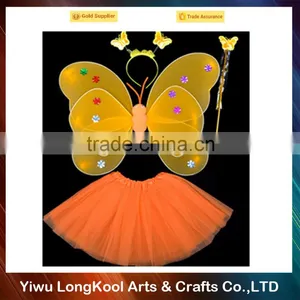 Factory Direct Sale Girls Party Wings Colorful Butterfly Wings Costume thumbnail-3