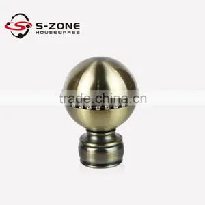 Decorative Roof 28mm Curtain Rod End Caps for Curtain Rod Set thumbnail-1