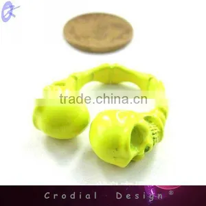 2013 Cheap Wholesale Hot Sale Red Skull Design Skull Tat Ring For Women Fashion Rings thumbnail-1