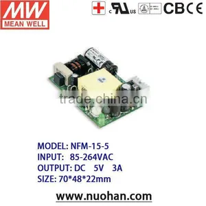 Meanwell 15w 5v Ac-dc Switching Power Supply/5v Output Ac-dc Switching Power Supply/15W Output Switching Power Supply thumbnail-1