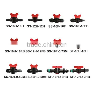 Irrigation Plastic Hose Pipe Connectors With Valve thumbnail-1