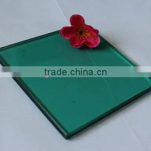 Dark Green Reflective Laminated Glass thumbnail-1