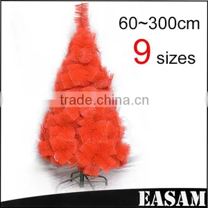 Hot Selling Christmas Decor,wholesale Pine Needle Red Christmas Tree thumbnail-1